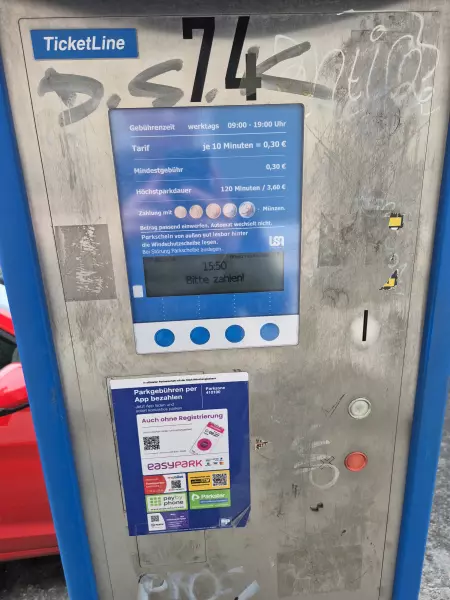 TicketLine Parkscheinautomat - Albertusstraße 24, Mönchengladbach