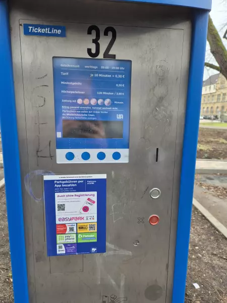 Parkautomat - Albertusstraße, Mönchengladbach