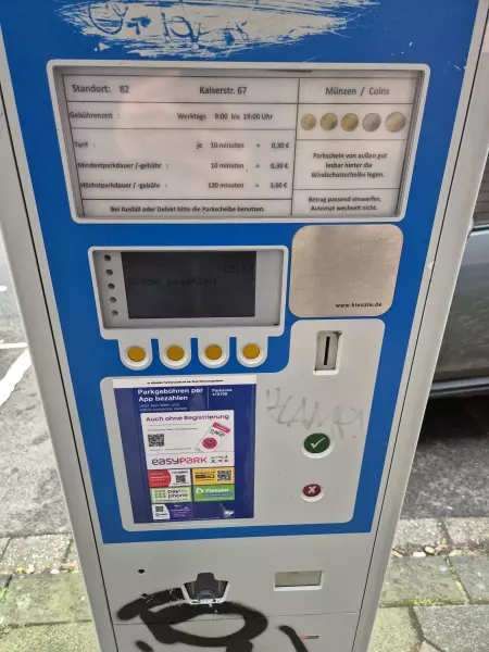 Parkautomat - Kaiserstraße 54, Mönchengladbach