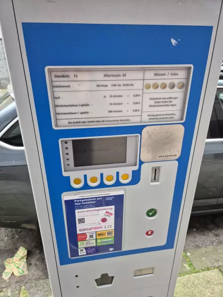 Parkautomat - Albertusstraße 44, Mönchengladbach