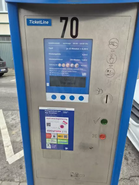 Parkautomat - Hilde-Sherman-Zander-Straße 13, Mönchengladbach