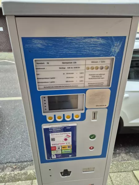 Parkautomat - Hermannstraße 19, Mönchengladbach